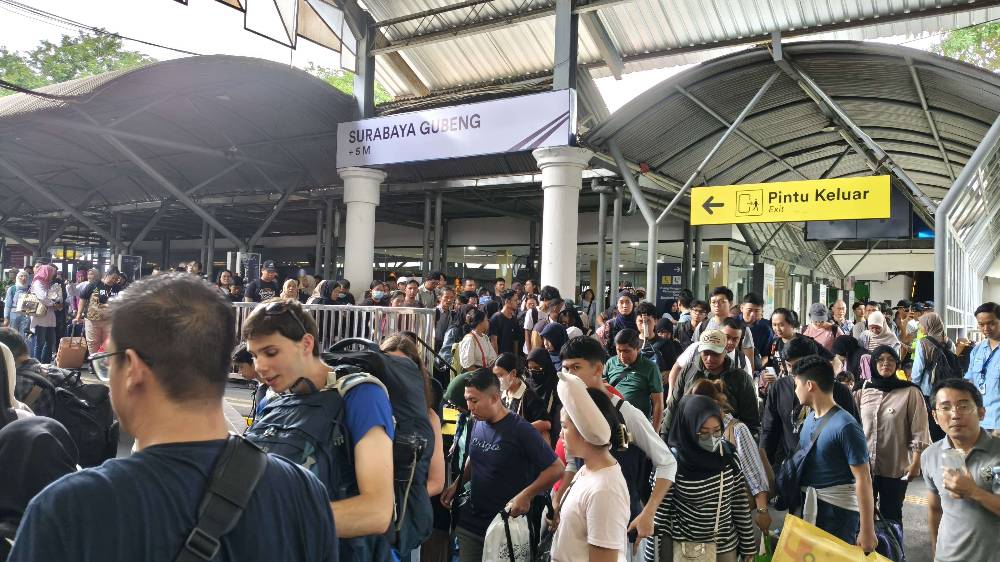 KAI Daop 8 Surabaya Layani 509 Ribu Penumpang di Masa Nataru