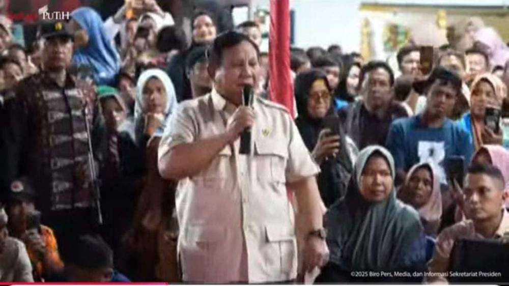 Dari Lokasi Pengungsian, Presiden Prabowo Sampaikan Optimisme Indonesia di Tahun 2026