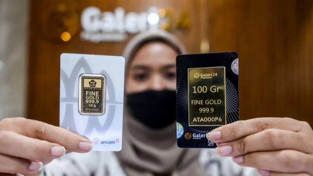Pegadaian Catat Kenaikan Harga Emas Antam, 1 Gram Sentuh Rp2,84 Juta