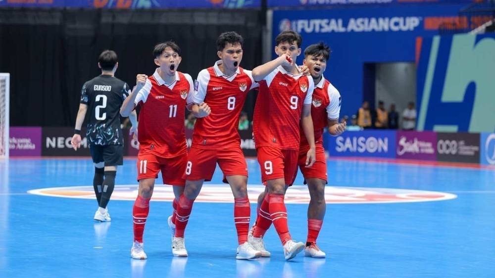 Menang Meyakinkan 5-0, Timnas Futsal Indonesia Duduki Puncak Grup