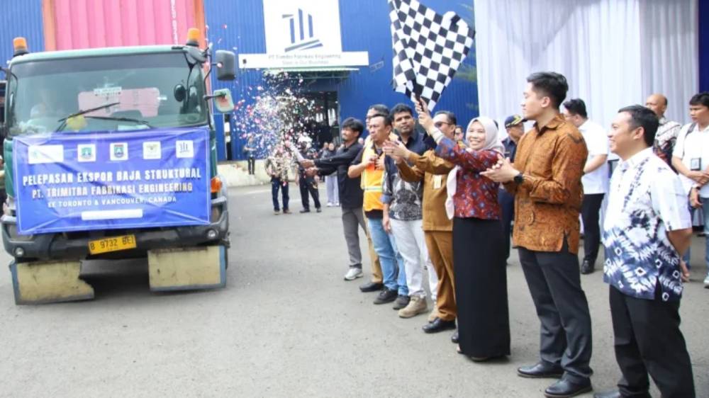 Kemendag Lepas Ekspor Baja Struktural ke Kanada Senilai Rp3,85 Miliar