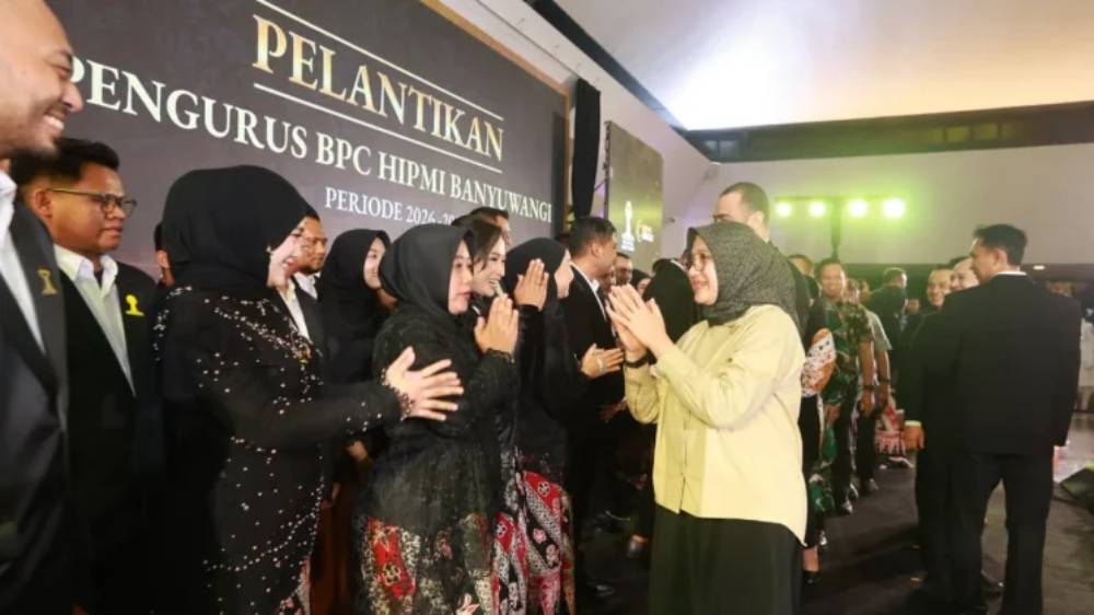 HIPMI Banyuwangi 2026–2029 Dilantik, Ipuk Tekankan Peran Pengusaha Muda Bangun Ekonomi