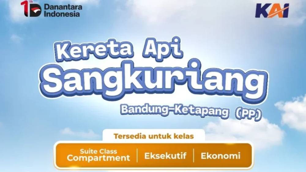KA Sangkuriang Mulai Beroperasi 1 Mei 2026, Layani Sejumlah Stasiun Daop 5
