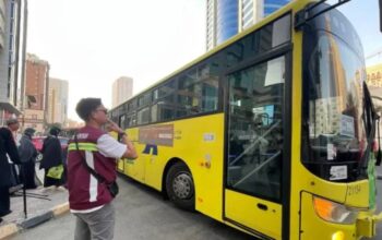 PPIH Perkuat Layanan Transportasi Jamaah dengan Petugas Halte 24 Jam