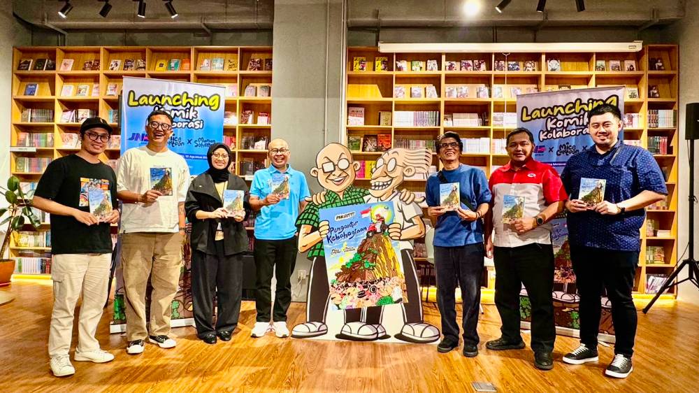 JNE-GRasindo Hadirkan Komik Pengantar Kebahagiaan, Ceritakan Perjuangan Para Kurir